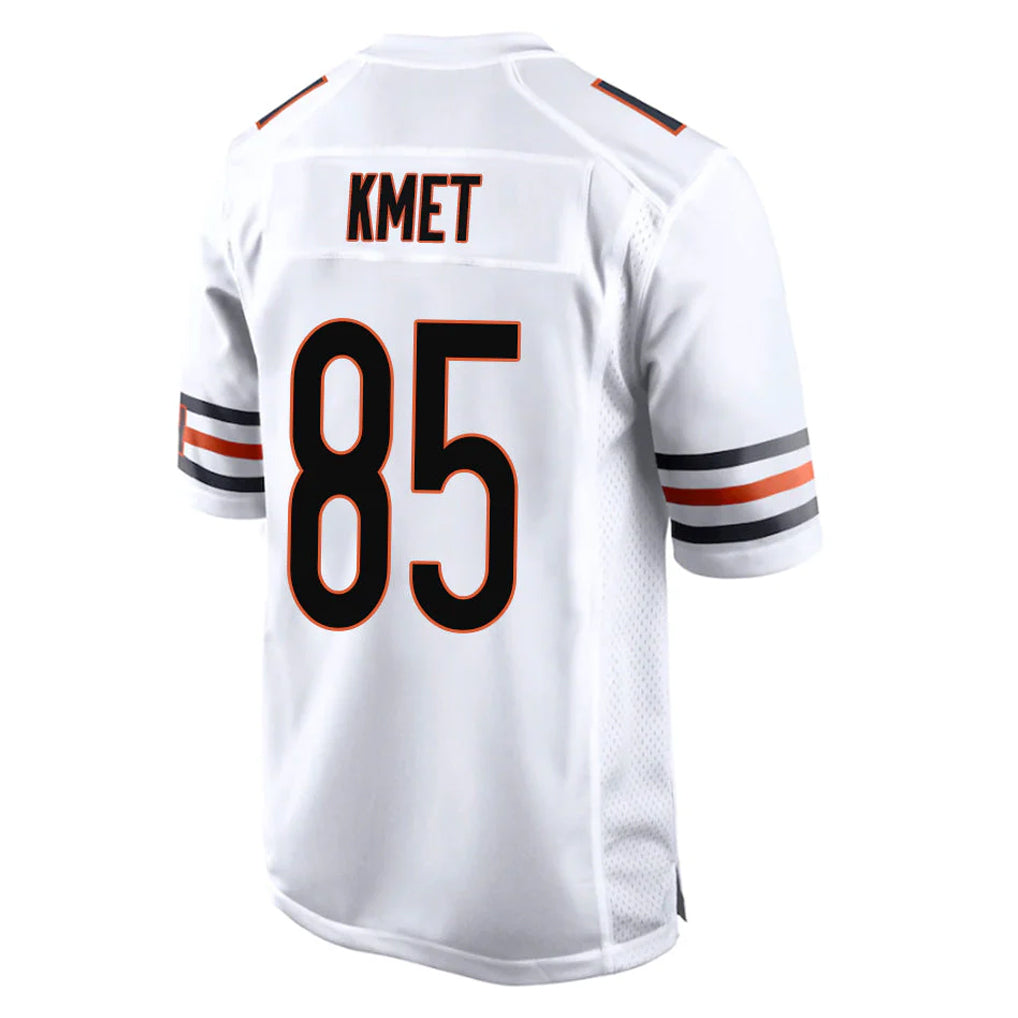 THAAM C.Bears #85 Cole Kmet Player White Home Game Stitched Jerseys
