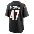 C.Bengals #47 Swayze Bozeman Black Team Game Football jersey Thaam