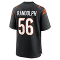 C.Bengals #56 Garmon Randolph Black Team Game Football jersey Thaam