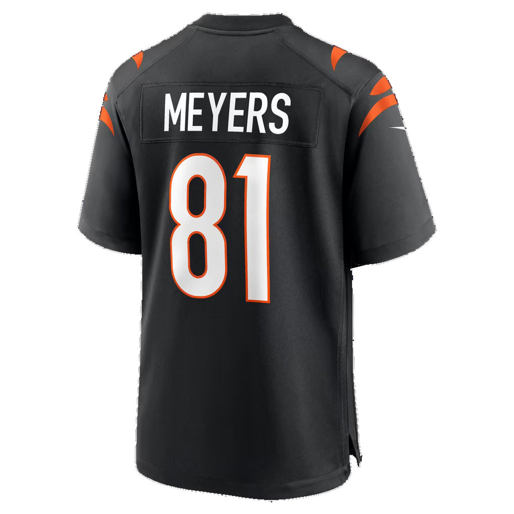 C.Bengals #81 Dohnte Meyers Black Team Game Football jersey Thaam