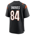 C.Bengals #84 Jack Endries Black Team Game Football jersey Thaam