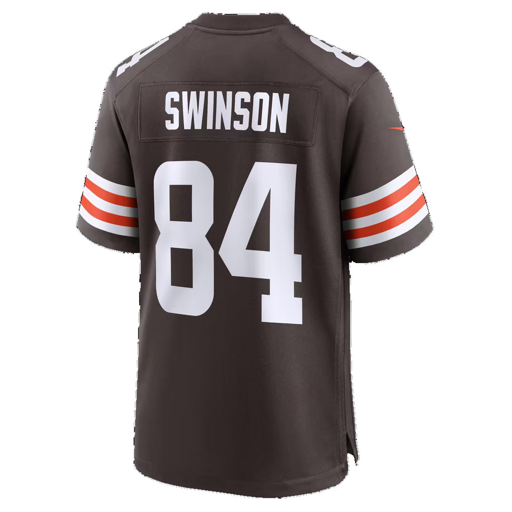C.Browns #84 Messiah Swinson Brown Team Game Football jersey Thaam