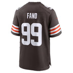 C.Browns #99 Logan Fano Brown Team Game Football jersey Thaam