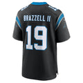 C.Panthers #19 Chris Brazzell II Black Team Game Football jersey Thaam
