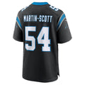 C.Panthers #54 Bam Martin Scott Black Team Game Football jersey Thaam