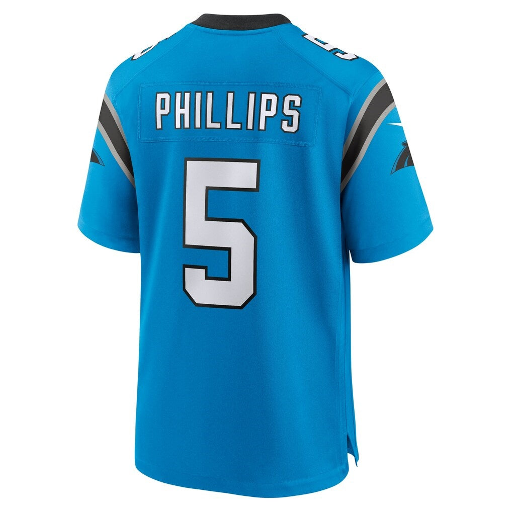 C.Panthers #5 Jaelan Phillips Blue Alternate Game Jersey THAAM
