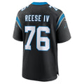 C.Panthers #76 Albert Reese IV Black Team Game Football jersey Thaam