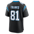 C.Panthers #81 Feleipe Franks Black Team Game Football jersey Thaam