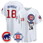 Chicago Cubs #18 Sh¨­ta Imanaga White Thaam Meow KT All Stitched Jersey
