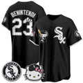 Chicago White Sox #23 Andrew Benintendi Black Thaam Meow KT Vapor Stitched Jersey