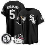 Chicago White Sox #5 Munetaka Murakami Black Thaam Meow KT Vapor Stitched Jersey