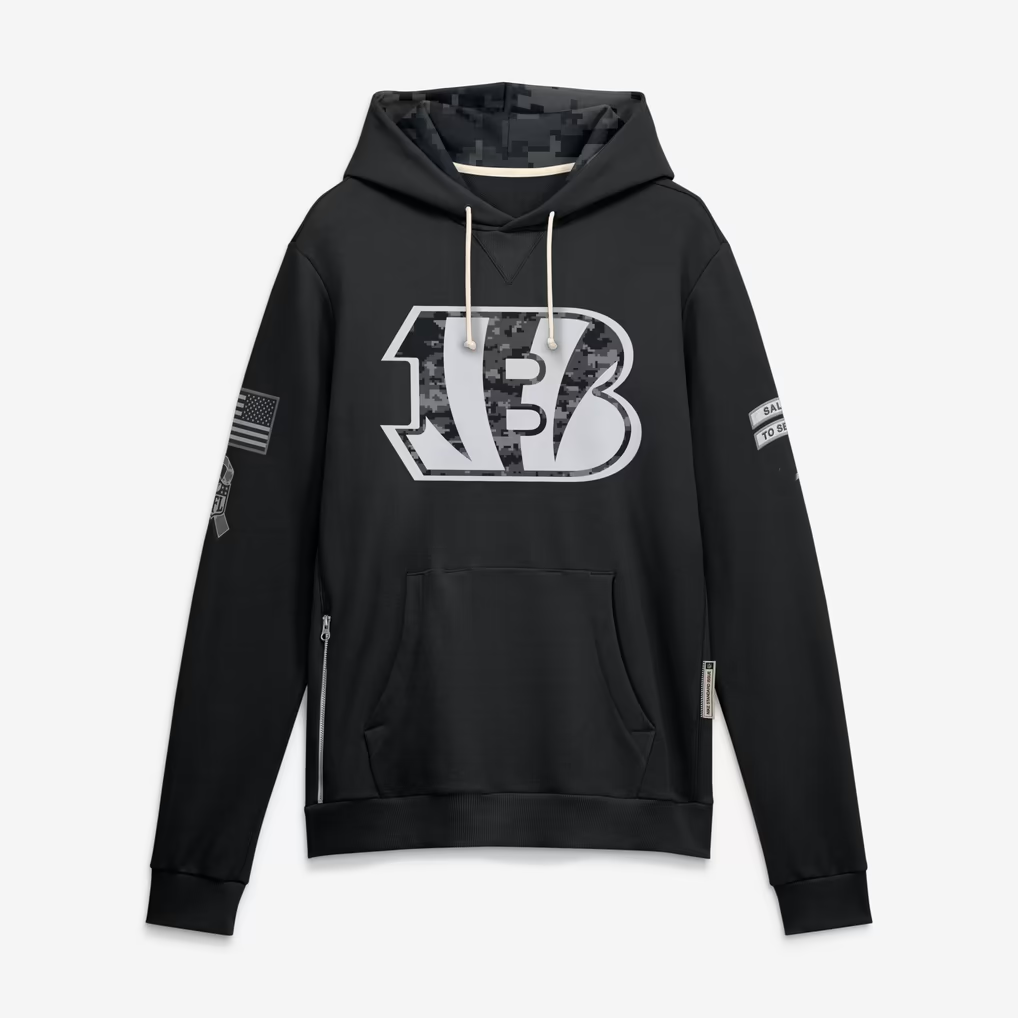 C.Bengals 2026 Salute To Service Club Pullover Hoodie Cheap sale Birthday and Christmas gifts Stitched American Football jersey Thaam