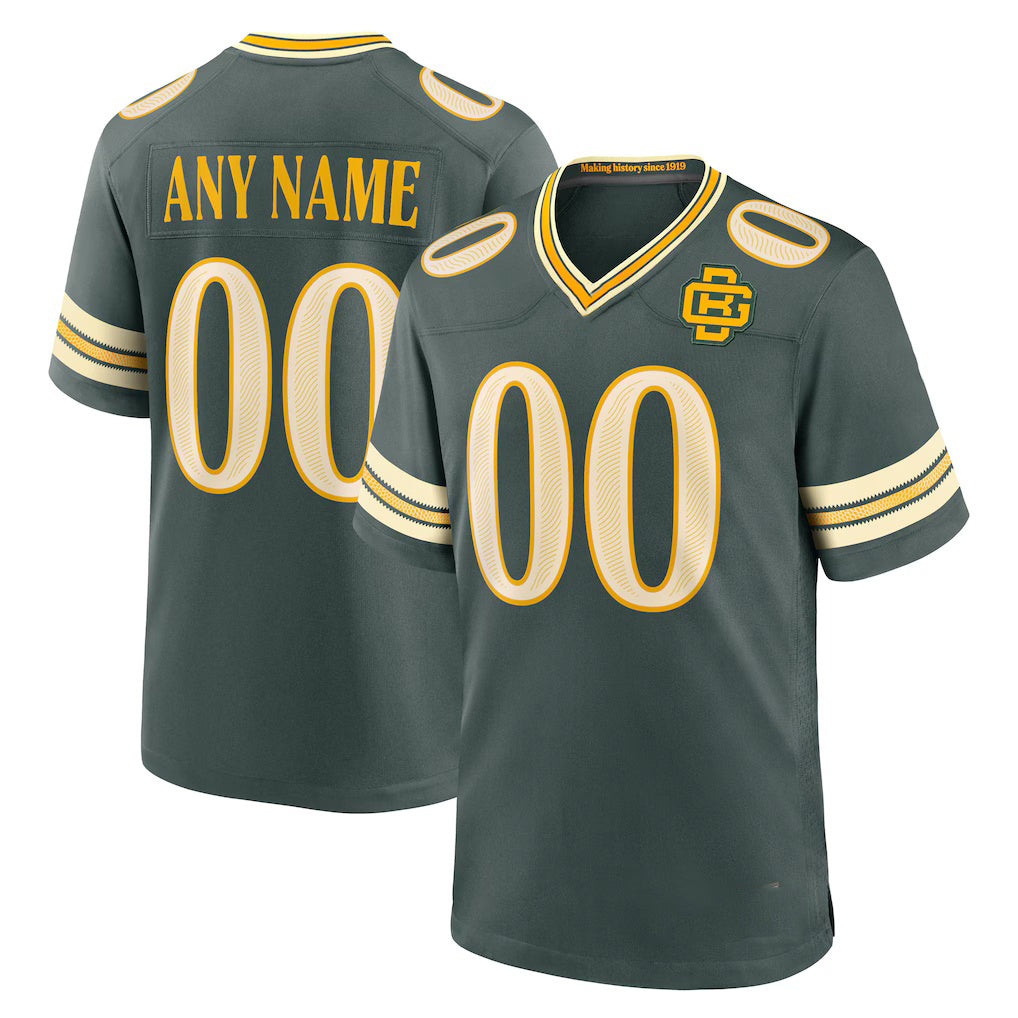 Custom GB.Packers Green 2026 Rivalries Collection Game Jersey Thaam
