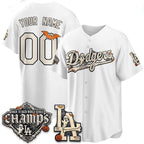 Custom Los Angeles Dodgers White Halloween 2026 Baseball jersey Thaam