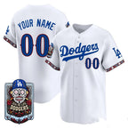 Custom Los Angeles Dodgers x Dia De Los Muertos White 2026 Baseball jersey Thaam
