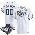 Custom Tampa Bay Rays Active Player White 2026 World Series Home Limited Stitched Jersey THAAM
