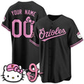Custom Baltimore Orioles Black Thaam Meow KT Vapor Premier Limited Stitched Jersey
