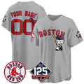 Custom Boston Red Sox Gray Thaam Meow KT Vapor Limited Stitched Jersey
