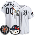 Custom Detroit Tigers White Thaam Meow KT Edition Vapor Limited Stitched Jersey