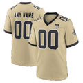 Custom NO.Saints Gold Thaam Alternate 60th Season Game Jersey