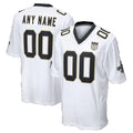 Custom NO.Saints White Thaam 60th Season Game Jersey