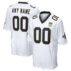 Custom NO.Saints White Thaam 60th Season Game Jersey