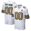 Custom NO.Saints White Thaam Alternate 60th Season Game Jersey