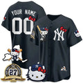 Custom New York Yankees Navy Thaam Meow KT 2026 Vapor Limited Jersey