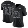 Custom SF.49ers Active Player Black Thaam F.U.S.E. 2026 Salute to Service Limited Stitched Jersey