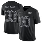 Custom SF.49ers Active Player Black Thaam F.U.S.E. 2026 Salute to Service Limited Stitched Jersey