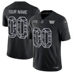 Custom W.Commanders Active Player Black Thaam F.U.S.E. 2026 Salute to Service Limited Stitched Jersey