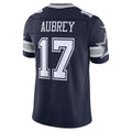 D.Cowboys #17 Brandon Aubrey Navy Team Vapor F.U.S.E. Stitched Limited Jersey THAAM