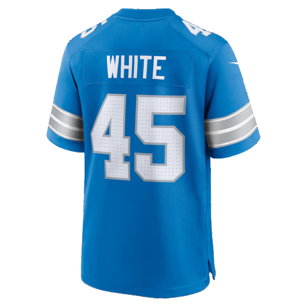 D.Lions #45 Devin White Blue Team Game Jersey Thaam