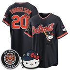 Detroit Tigers #20 Spencer Torkelson Black Thaam Meow KT Edition Vapor Limited Stitched Jersey