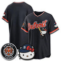 Detroit Tigers Black Thaam Meow KT Edition Vapor Limited Stitched Jersey
