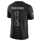 GB.Packers #1 Micah Parsons Black 2026 Salute to Service Stitched Limited Football jersey Thaam