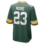 GB.Packers #23 Skyy Moore Green Team Game Football jersey Thaam