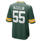 GB.Packers #55 Chris McClellan Green Team Game Football jersey Thaam