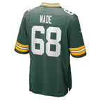 GB.Packers #68 Dillon Wade Green Team Game Football jersey Thaam