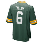 GB.Packers #6 Tyrod Taylor Green Team Game Football jersey Thaam
