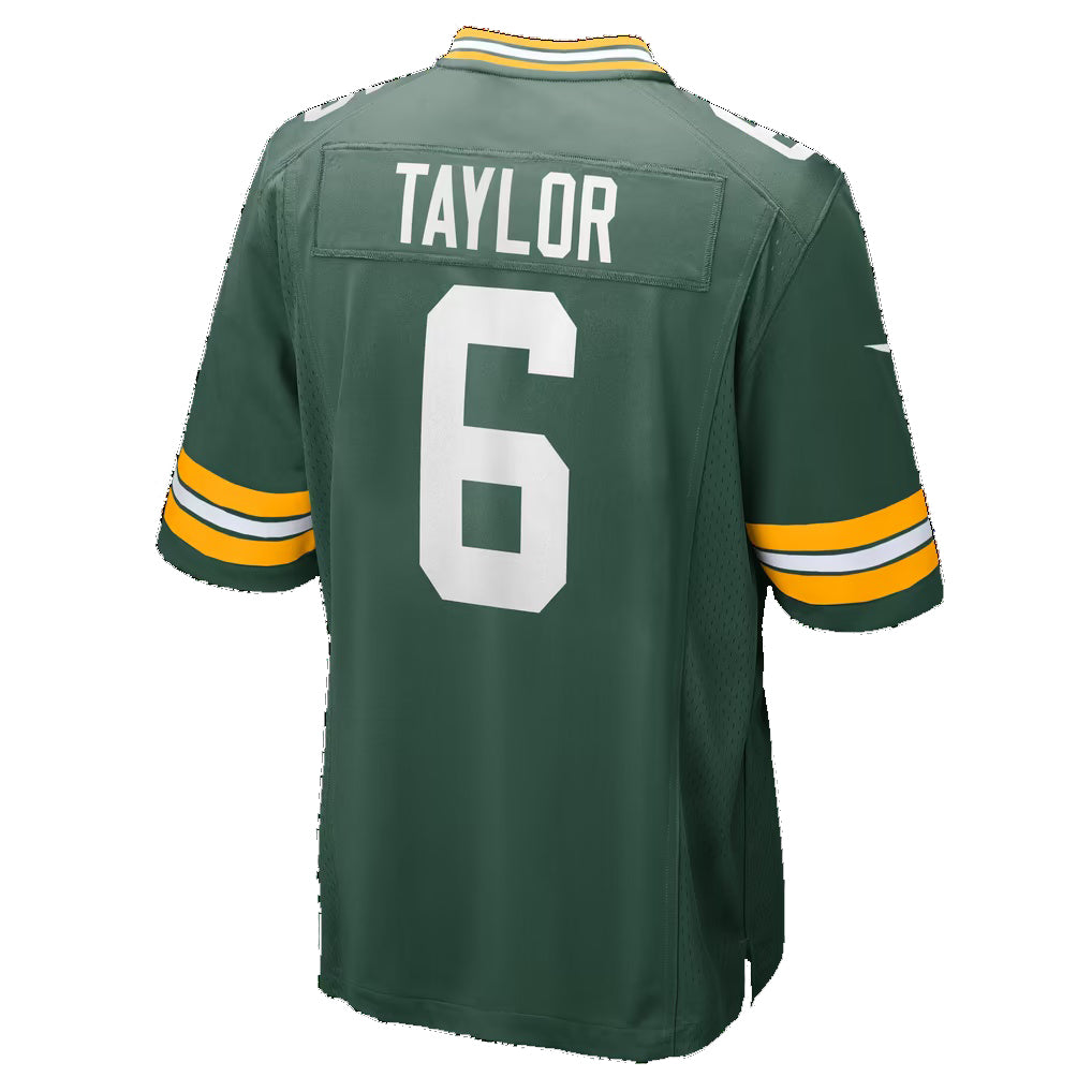 GB.Packers #6 Tyrod Taylor Green Team Game Football jersey Thaam