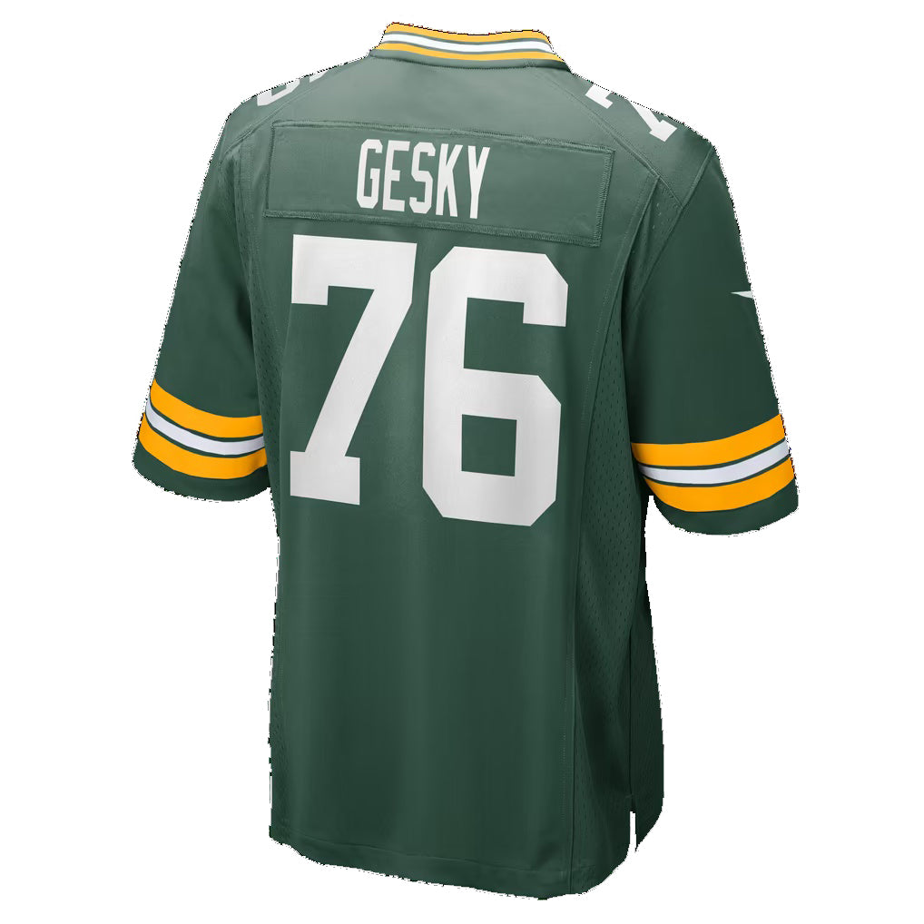 GB.Packers #76 Josh Gesky Green Team Game Football jersey Thaam