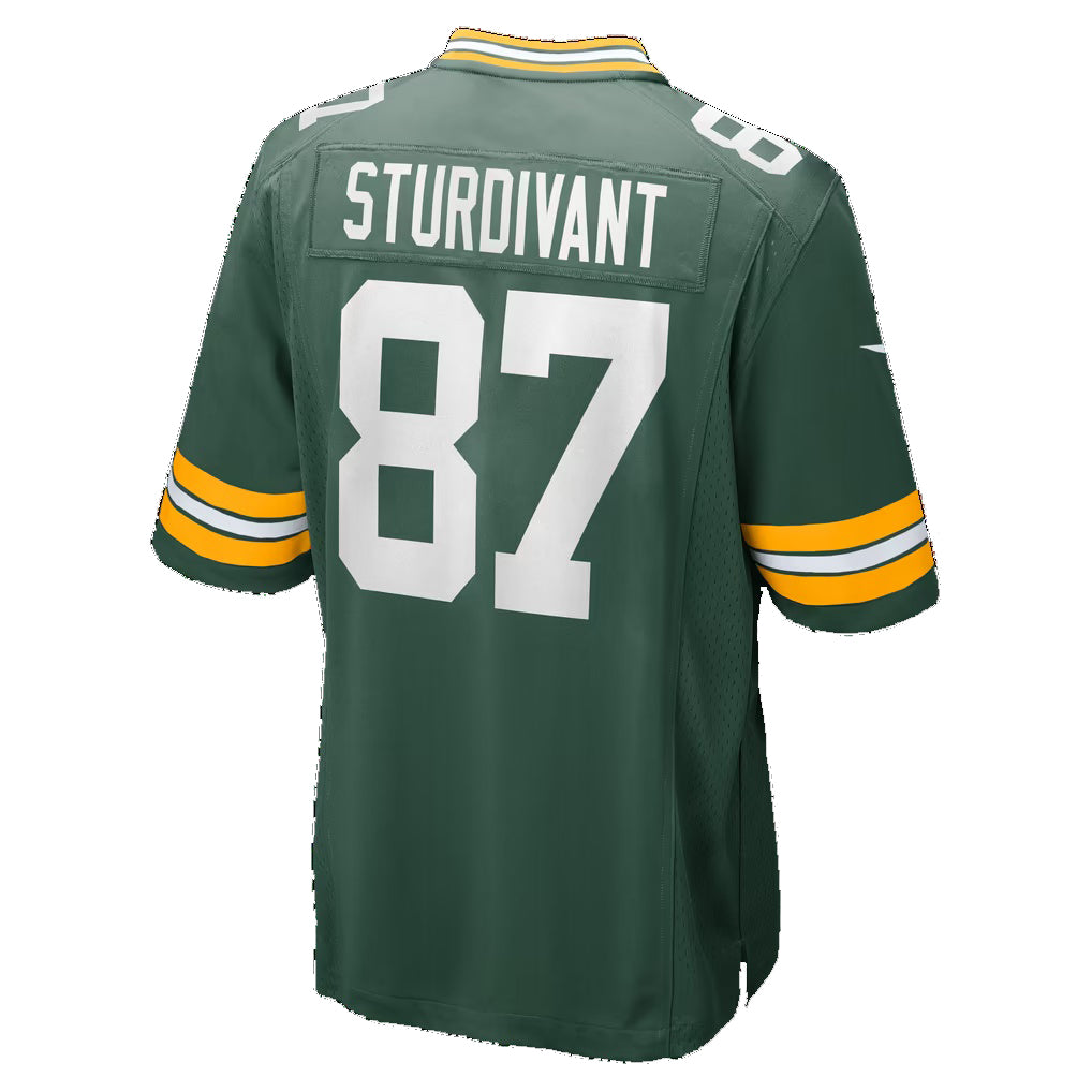 GB.Packers #87 J. Michael Sturdivant Green Team Game Football jersey Thaam