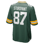 GB.Packers #87 J. Michael Sturdivant Green Team Game Football jersey Thaam