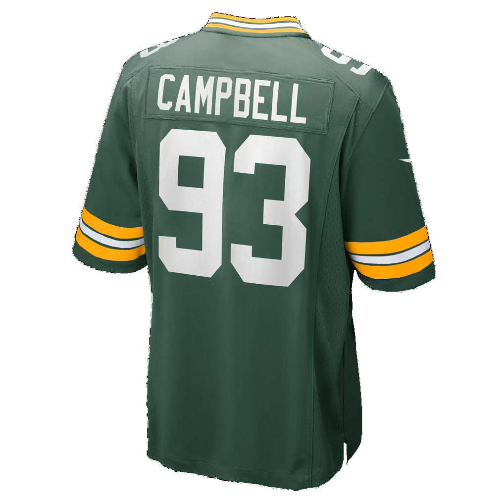 GB.Packers #93 Anthony Campbell Green Team Game Football jersey Thaam