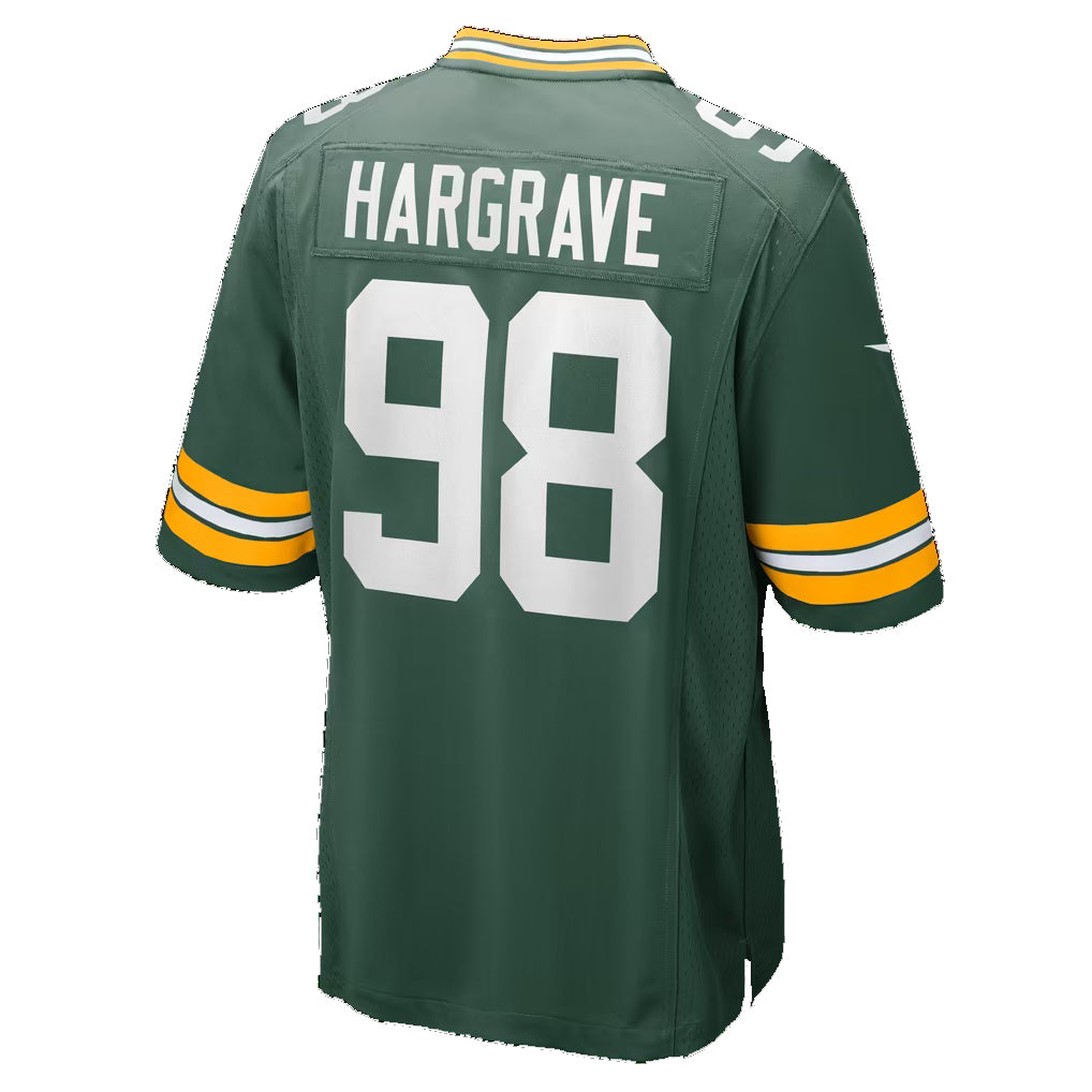 GB.Packers #98 Javon Hargrave Green Team Game Football jersey Thaam