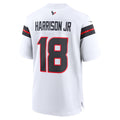 H.Texans #18 Marvin Harrison Jr. White Game Jersey THAAM