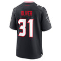 H.Texans #31 Bryce Oliver Navy Thaam Team Game Jersey