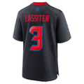 H.Texans #3 Kamari Lassiter Navy Alternate Game Football jersey Thaam