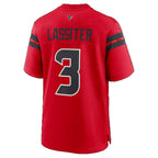 H.Texans #3 Kamari Lassiter Red Alternate Game Football jersey Thaam
